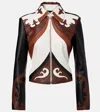 Gabriela Hearst Albie Paneled Leather Jacket