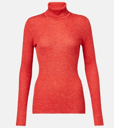 Gabriela Hearst Aldona Cashmere, Silk, And Hemp Turtleneck