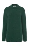 Gabriela Hearst Alfie High-neck Cashmere Sweater In Green