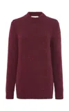 Gabriela Hearst Alfie High-neck Cashmere Sweater In Brown