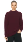 Gabriela Hearst Alfie Sweater In Burgundy