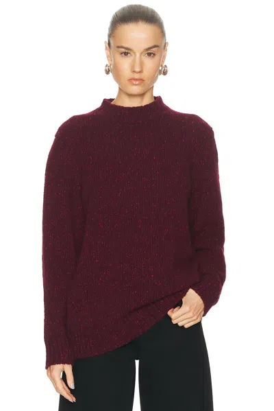 Gabriela Hearst Alfie Sweater In Burgundy