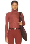 Gabriela Hearst Alonda Turtleneck Sweater In Red