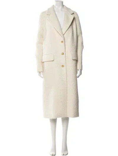 Pre-owned Gabriela Hearst Alpaca Coat In Neutral