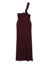 Gabriela Hearst Pleated One-shoulder Dress