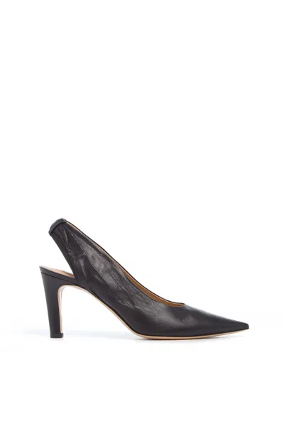 Gabriela Hearst Amari Slingback Pump In Black Leather