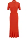 Gabriela Hearst Amor Dress In Orange