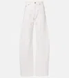 Gabriela Hearst Amoret Barrel-leg Jeans In White