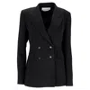 Gabriela Hearst Angela Blazer In Black Wool In Black