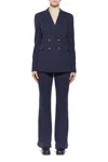 Gabriela Hearst Angela Blazer In Dark Navy In Blue