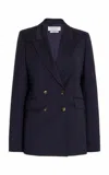 Gabriela Hearst Angela Wool Blazer In Dark Navy
