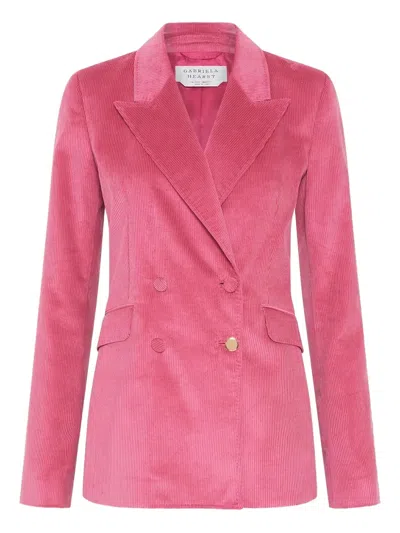 Gabriela Hearst Angela Cotton Corduroy Blazer In Pink