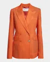 Gabriela Hearst Angela Blazer In Spice Virgin Wool In Spice