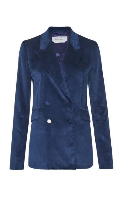 Gabriela Hearst Angela Slim Cotton Blazer