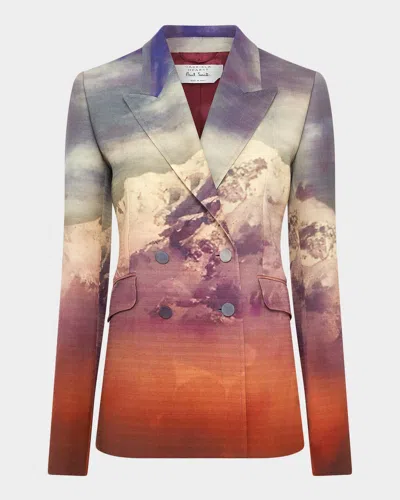 Gabriela Hearst Angela Virgin Wool Mountain Blazer In Multi