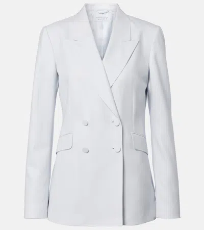 Gabriela Hearst Angela Wool And Silk Blazer In Gray
