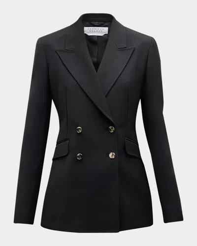 Gabriela Hearst Angela Wool Blazer In Black  