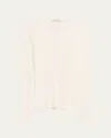 Gabriela Hearst Anges Cashmere Rib Henley Sweater