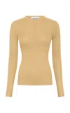 Gabriela Hearst Anges Cashmere-silk Henley Top In Multi