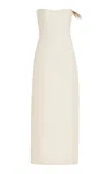 GABRIELA HEARST ANICA DRESS IN IVORY WOOL SILK CADY