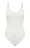 Gabriela Hearst Anjea Knit Silk Bodysuit In Ivory