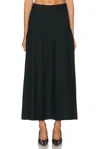 Gabriela Hearst Freddie Wool Blend Knit Midi Skirt