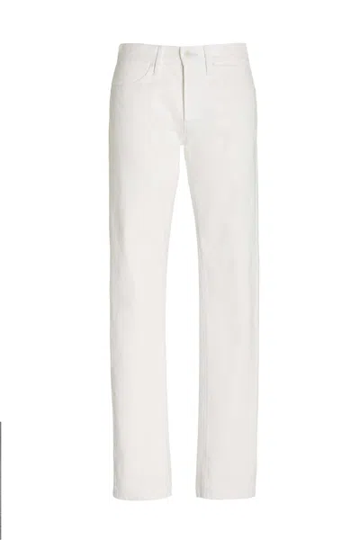 Gabriela Hearst Anthony Five Pocket Pant In Ivory Organic Denim