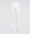 Gabriela Hearst Anthony Mid-rise Slim Jeans In White