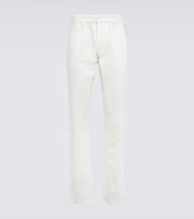 Gabriela Hearst Anthony Mid-rise Slim Jeans In White