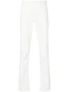 Gabriela Hearst Anthony Mid-rise Tapered Jeans In White