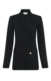 Gabriela Hearst Aphaia Knit Jacket In Black Silk In Black