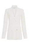 Gabriela Hearst Gavin Blazer In Ivory Sea Island Cotton Corduroy In Ivory