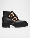 Gabriela Hearst Apollo Platform Ankle Boot In Black Leather