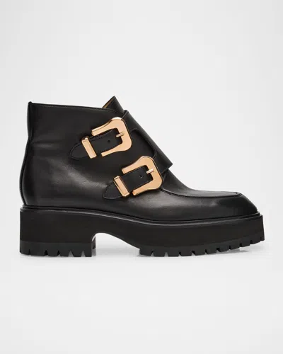 Gabriela Hearst Apollo Leather Ankle Booties