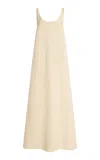 Gabriela Hearst Aras Knotted Linen-silk Maxi Dress In Neutral