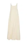 Gabriela Hearst Aras Knotted Linen-silk Maxi Dress In White