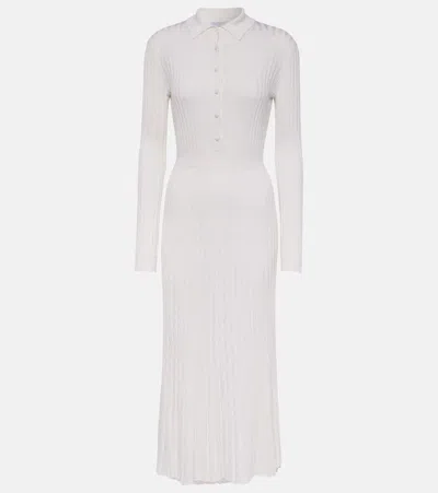 Gabriela Hearst Maxikleid Ardor Aus Seide Und Kaschmir In Weiss