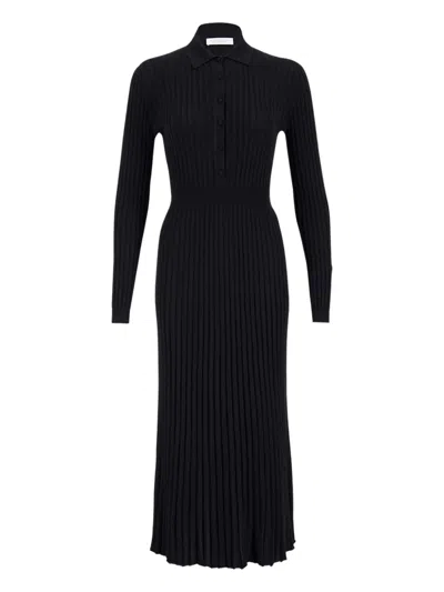 Gabriela Hearst Long Sleeve Dress In Black