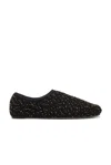 Gabriela Hearst Black Aris Knit Ballerina Flats In Black & Gold