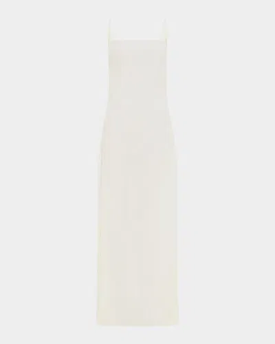 GABRIELA HEARST AVEBURY PLEATED SILK MAXI SLIP DRESS