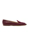 Gabriela Hearst Aveda Flat In Burgundy