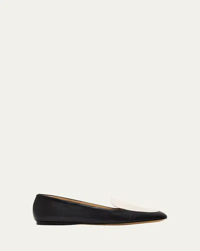 Gabriela Hearst Aveda Mixed Leather Loafers In Multi