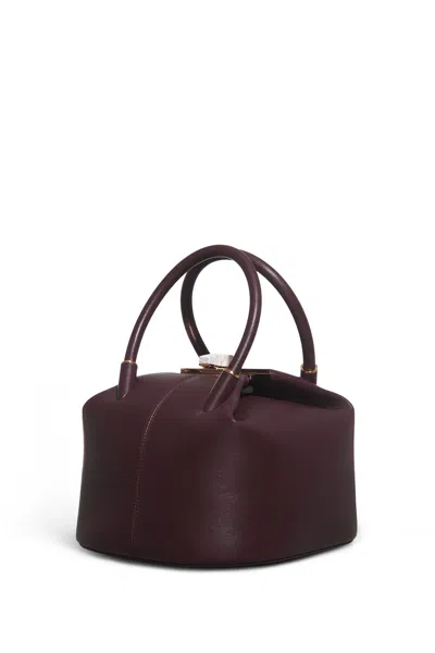 Gabriela Hearst Baez Bag In Bordeaux Nappa Leather
