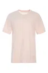 Gabriela Hearst Bandeira T-shirt In Pale Blush Fine Cotton Jersey In Pale Blush