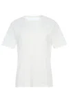Gabriela Hearst Bandeira T-shirt In White Fine Cotton Jersey In White