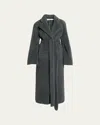 Gabriela Hearst Barring Plush Wool-blend Coat In Dark Grey
