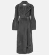 Gabriela Hearst Barring Plush Wool-blend Coat In Grey