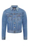 Gabriela Hearst Barry Trucker In Uruguayan Blue Recycled Cotton Denim In Blue