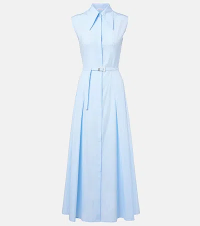 GABRIELA HEARST BECCA COTTON POPLIN SHIRT DRESS