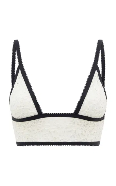 Gabriela Hearst Belen Wool-silk Bra In White